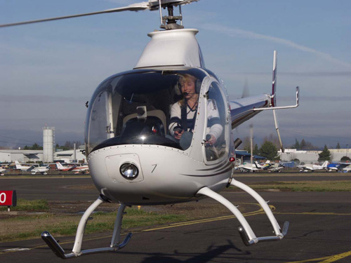 Marci taking a solo flight